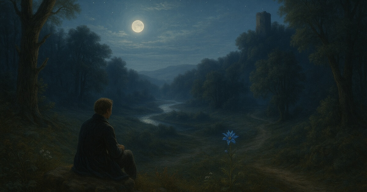 Symbolbild für die Epoche Romantik, KI-generiert