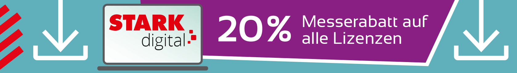 Homepage-Banner didacta 2026: 20% Rabatt auf STARKdigital