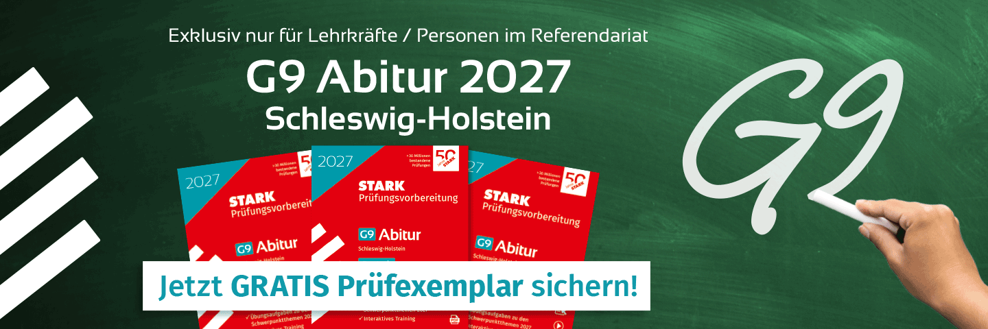G9 Aktion für Lehrkräfte in Schleswig-Holstein