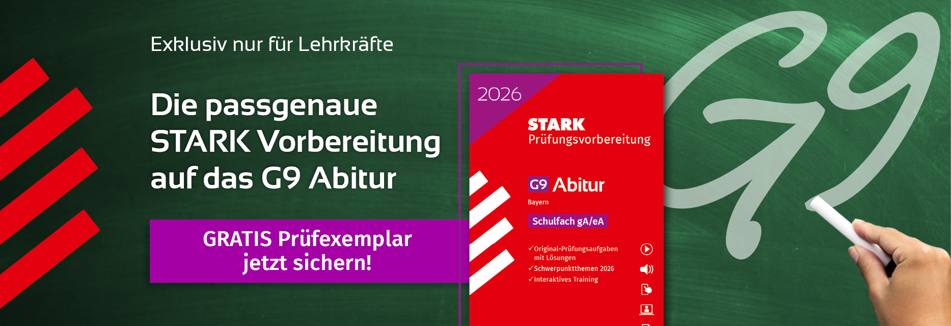 G9 Produkte Testen für Lehrkräfte in Bayern